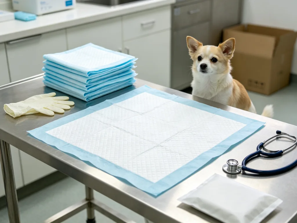 veterinary pet hospital solutions with disposable pet underpads