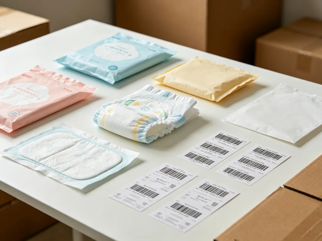  retail packaging customization for private label hygiene products
