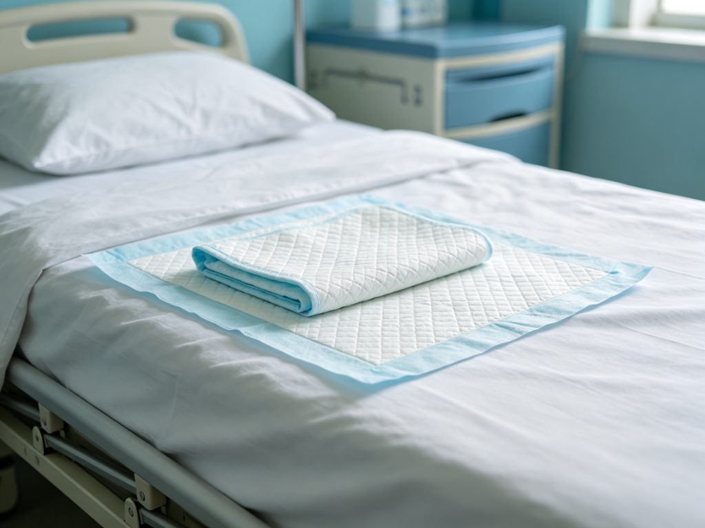 adult underpads for healthcare and nursing home bed protection