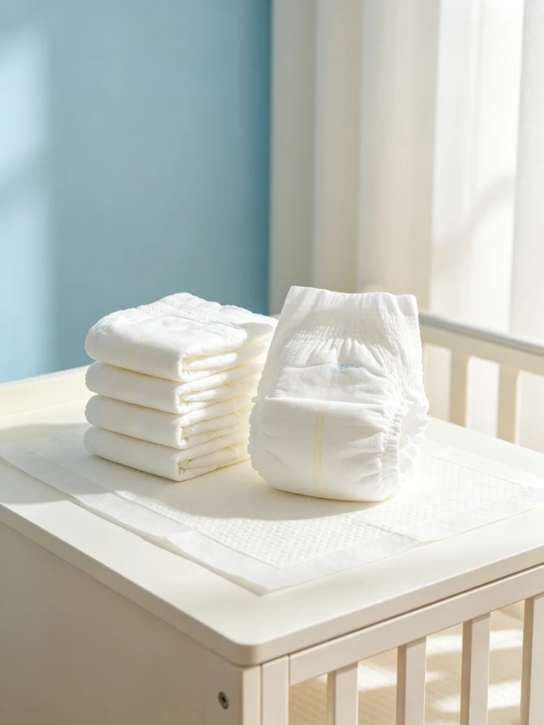Disposable baby diapers and baby underpads manufactured by Hongfa