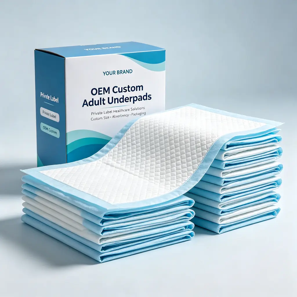 OEM Custom Adult Underpads for Private Label Healthcare Brands