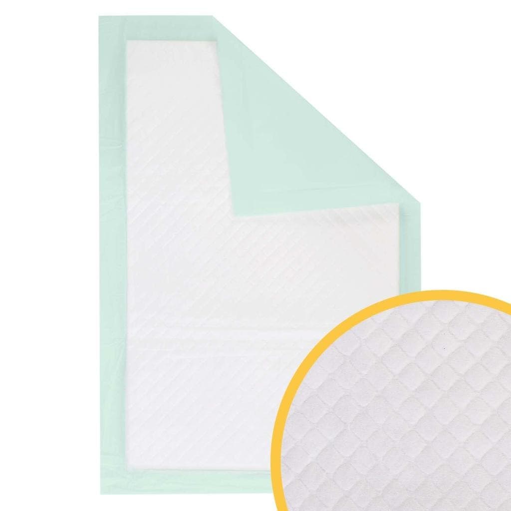 absorbent cat litter pads close up with soft quilted surface