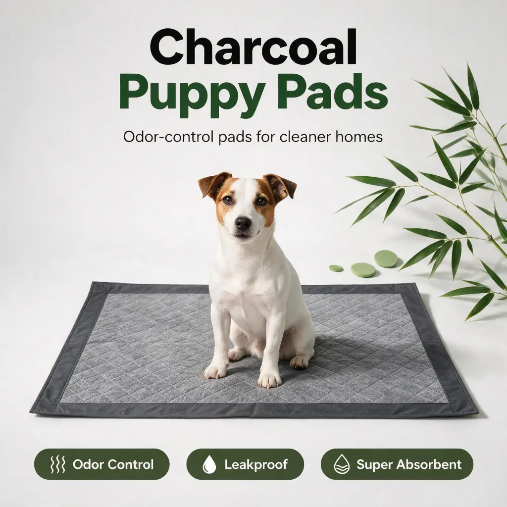 Charcoal Odor Control Pet Pads for Premium Pet Care Brands