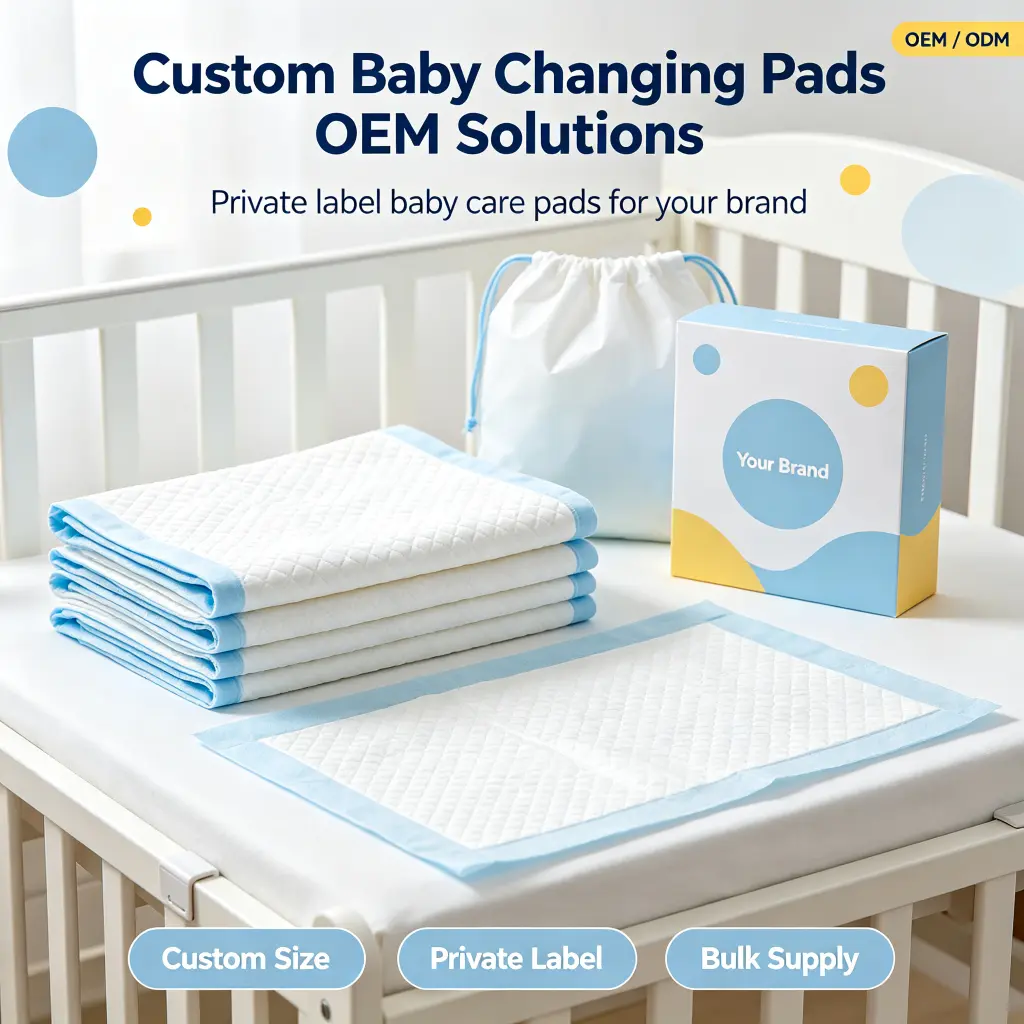 OEM Custom Baby Underpads Manufacturer for Private Label Brands