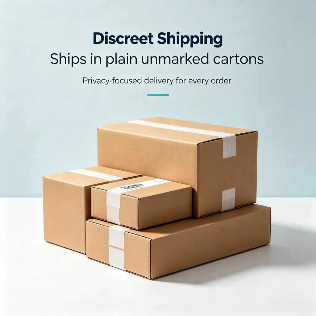 Adult diapers shipped in plain unmarked cartons for discreet and privacy-focused delivery