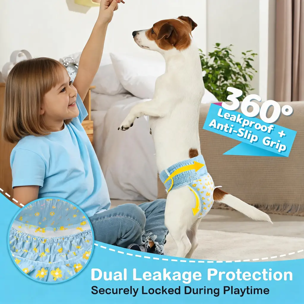 High Absorbency Pet Diapers for Long-Time Use and Senior Pets