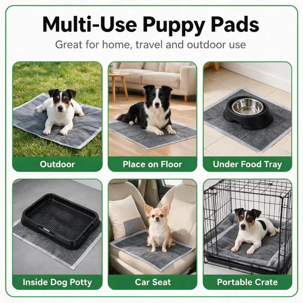 Charcoal Odor Control Pet Pads for Premium Pet Care Brands