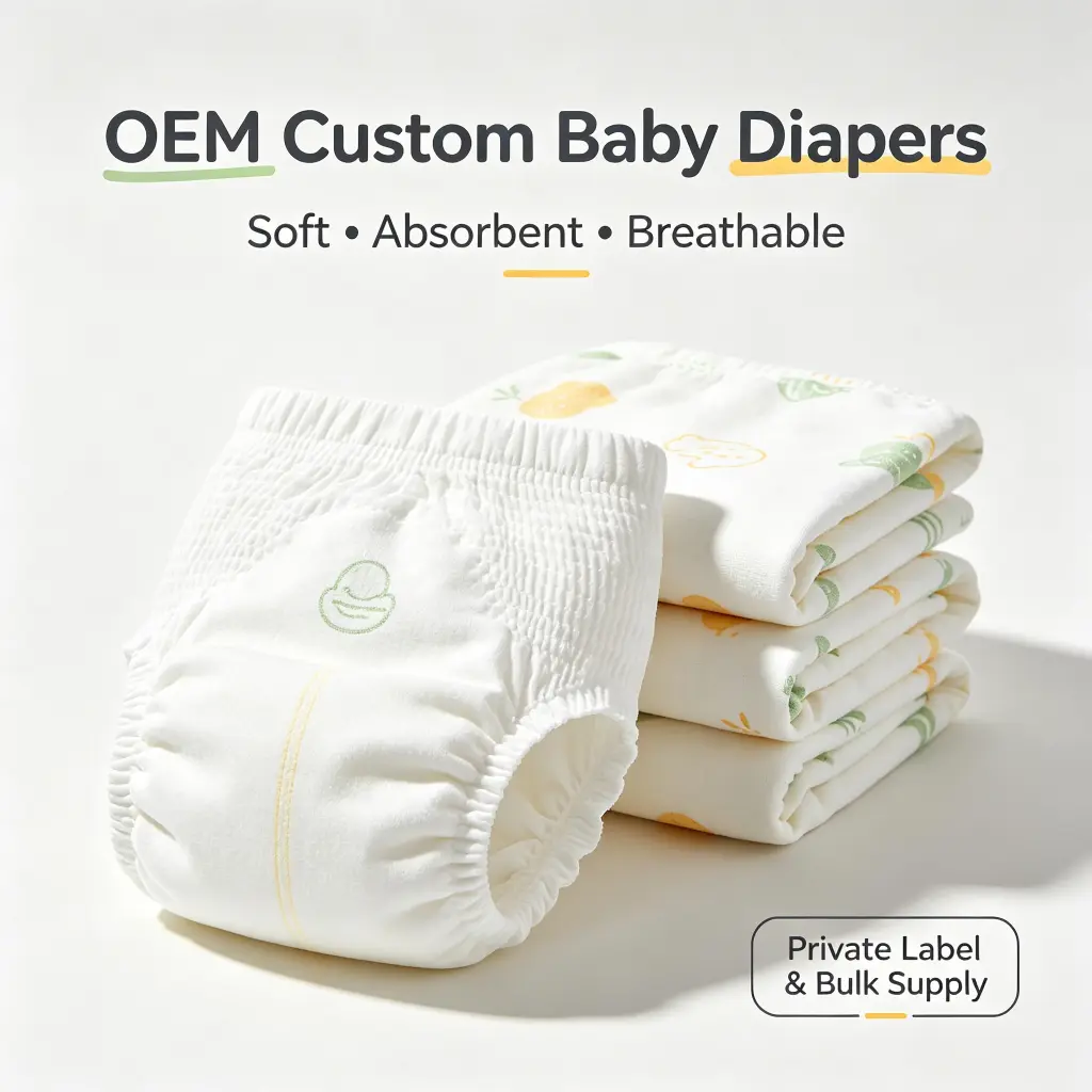 OEM Custom Baby Diapers Manufacturer for Private Label Brands