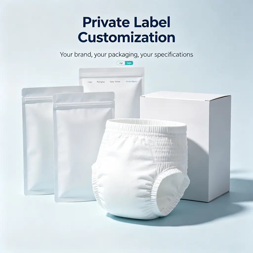 OEM Custom Adult Diapers Manufacturer for Private Label Brands
